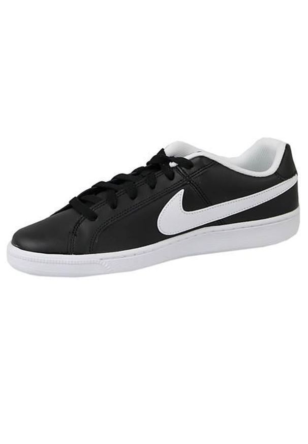 Buty do chodzenia męskie Nike Court Royale. Zapięcie: sznurówki. Kolor: czarny. Materiał: skóra, syntetyk, tkanina, materiał. Szerokość cholewki: normalna. Model: Nike Court. Sport: turystyka piesza