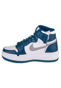 Buty Nike Air Jordan 1 Elevate High DN3253-401 niebieskie. Okazja: na co dzień. Wysokość cholewki: za kostkę. Kolor: niebieski. Materiał: guma, syntetyk, materiał, skóra. Szerokość cholewki: normalna. Model: Nike Air Jordan