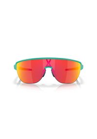 Męskie okulary przeciwsłoneczne Oakley® Corridor w kolorze czerwonym. Kolor: czerwony, zielony, wielokolorowy. Sport: turystyka piesza