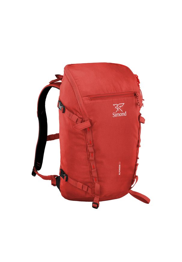 SIMOND - Plecak alpinistyczny Simond Alpinism 22 l. Kolor: czerwony. Materiał: poliamid