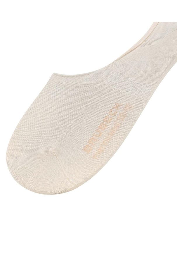 Skarpetki stopki unisex Brubeck Merino Wool. Kolor: biały. Materiał: elastan, poliamid. Sport: turystyka piesza