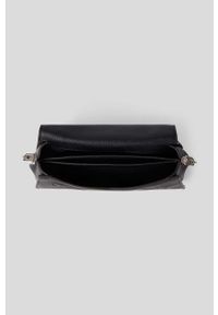 Karl Lagerfeld torebka skórzana kolor czarny. Kolor: czarny. Materiał: skórzane #6