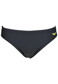 Kąpielówki męskie slipy kąpielowe sportowe na basen Arena Santamarias. Kolor: szary, wielokolorowy, żółty #1