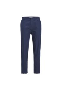 Spodnie Jack & Jones Stace Chino granatowe. Kolor: niebieski. Sport: skateboard #1