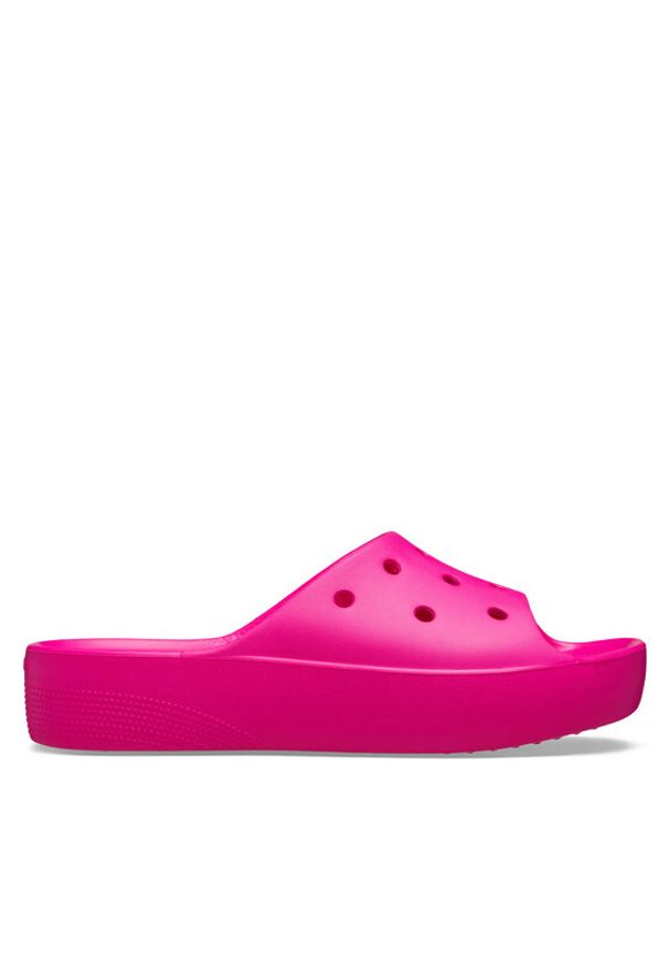 Crocs Klapki Classic Platform Slide 208180 Różowy. Kolor: różowy. Obcas: na platformie