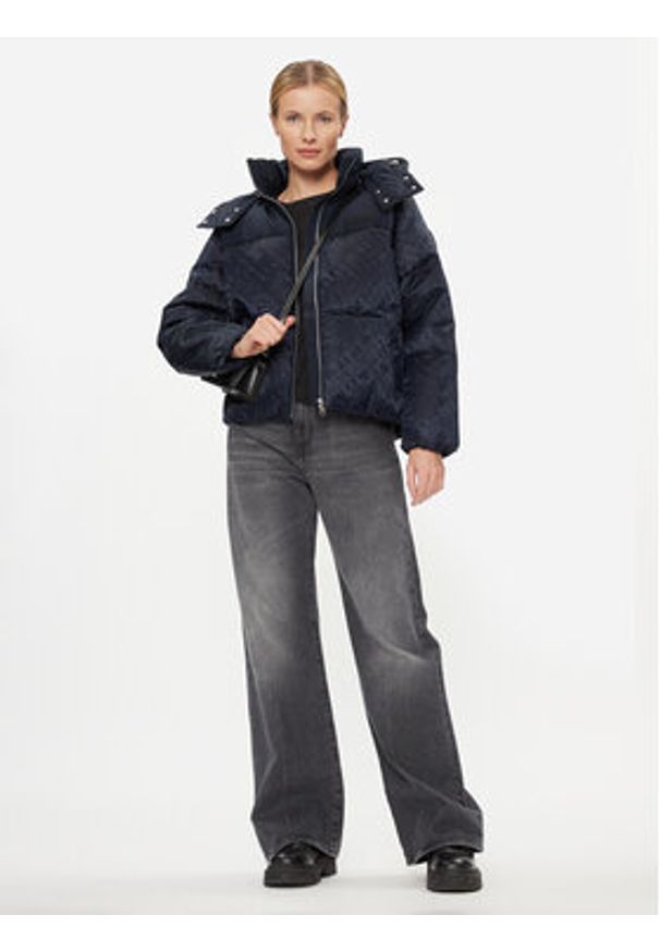 TOMMY HILFIGER - Tommy Hilfiger Kurtka zimowa New York WW0WW40235 Granatowy Regular Fit. Kolor: niebieski. Materiał: syntetyk. Sezon: zima