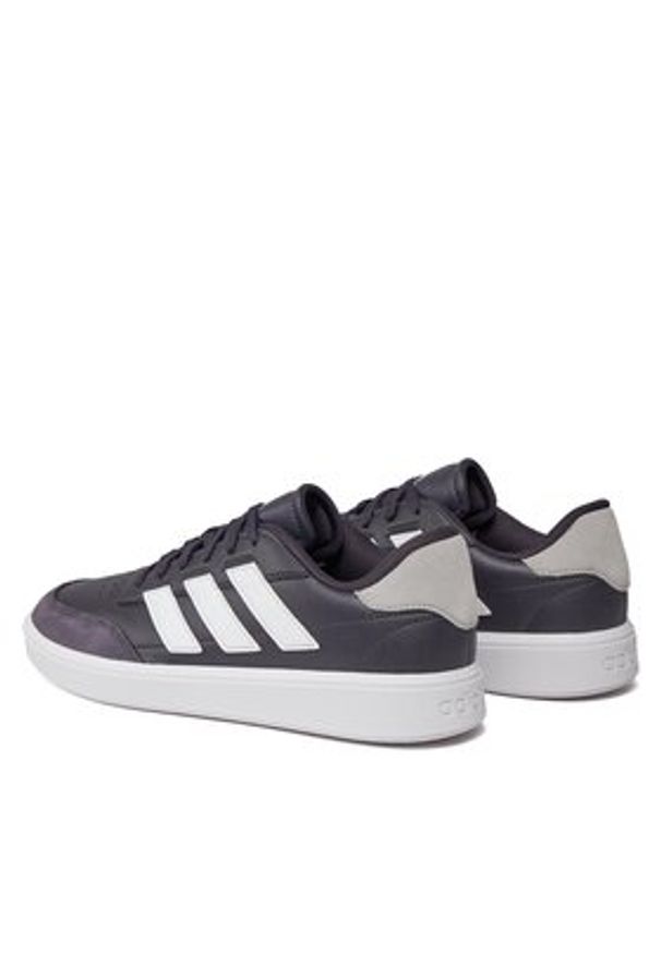 Adidas - adidas Sneakersy Courtblock IF6504 Fioletowy. Kolor: fioletowy. Materiał: skóra