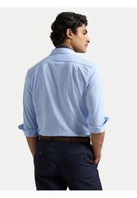 Polo Ralph Lauren Koszula 710899386016 Błękitny Slim Fit. Typ kołnierza: polo. Kolor: niebieski. Materiał: bawełna #3