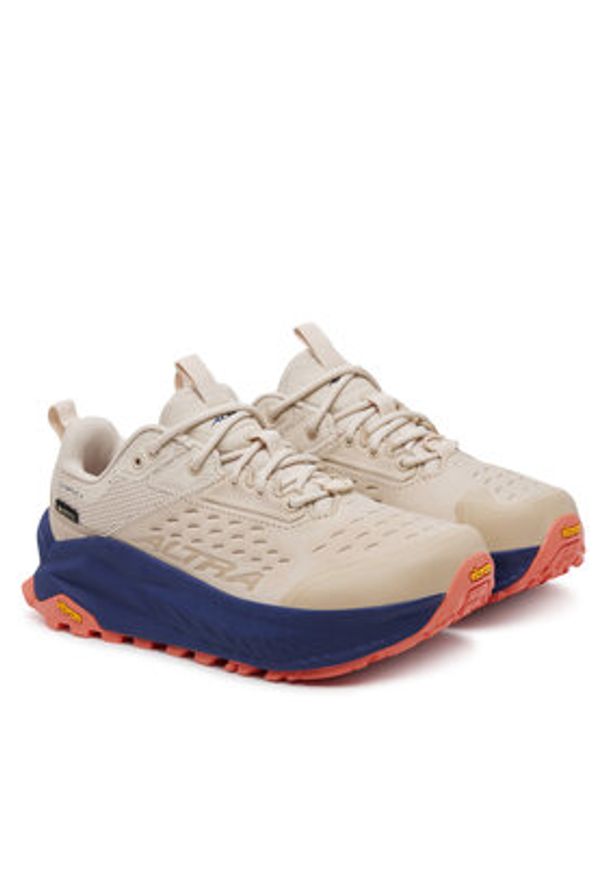 Altra Trekkingi Olympus 6 Hike Low GTX GORE-TEX AL0A85NN9 Beżowy. Kolor: beżowy. Materiał: skóra