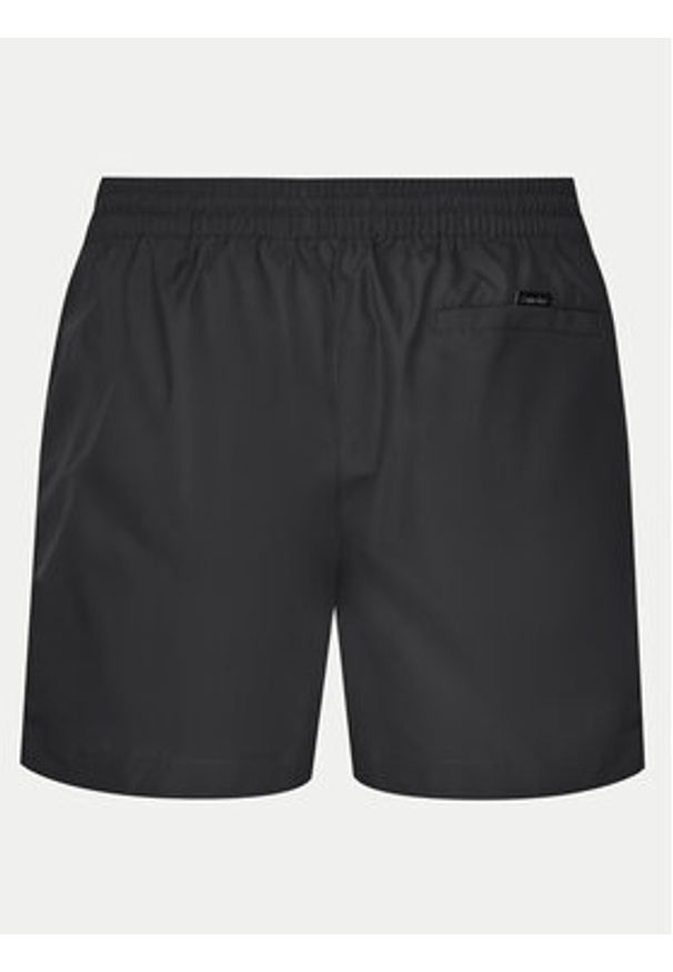 Calvin Klein Swimwear Szorty kąpielowe KM0KM01109 Czarny Regular Fit. Kolor: czarny. Materiał: syntetyk