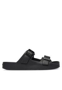 Calvin Klein Klapki Ergon Eva Double Bar Sandal HM0HM02116 Czarny. Kolor: czarny. Materiał: syntetyk #1