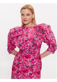 Custommade Sukienka koktajlowa Lisabell 999376463 Różowy Regular Fit. Kolor: różowy. Materiał: bawełna. Styl: wizytowy #5