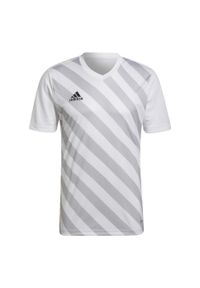 Adidas - Jersey adidas Entrada 22 Graphic. Kolor: szary, wielokolorowy, biały. Materiał: jersey. Sezon: lato. Sport: piłka nożna #2