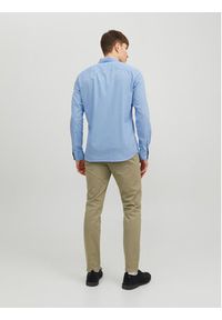 Jack & Jones - Jack&Jones Koszula 12235969 Niebieski Slim Fit. Kolor: niebieski. Materiał: bawełna #4