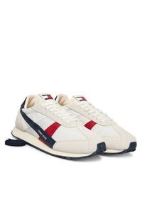 Tommy Jeans Sneakersy Retro Runner Archive Open Mesh EM0EM01715 Biały. Kolor: biały. Materiał: zamsz, skóra #4