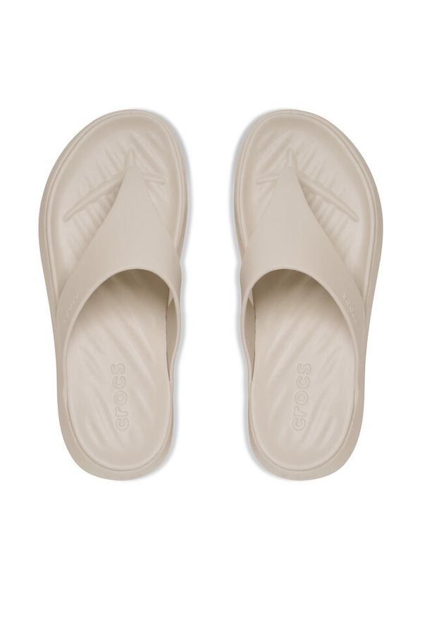 Japonki Crocs. Kolor: beżowy