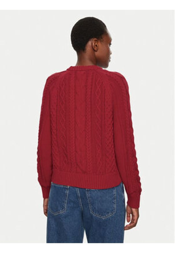 GAP - Gap Sweter 626355-05 Czerwony Regular Fit. Kolor: czerwony. Materiał: bawełna