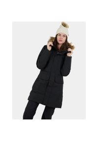 FUNDANGO - Kurtka Zimowa Damska Fundango Georgina. Kolor: czarny. Materiał: syntetyk. Sezon: zima. Sport: turystyka piesza #1