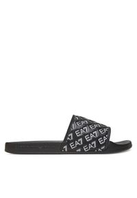 Klapki EA7 Emporio Armani. Kolor: czarny