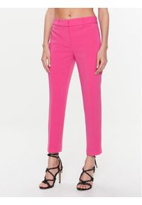MICHAEL Michael Kors Spodnie materiałowe MR330CLENX Różowy Regular Fit. Kolor: różowy. Materiał: materiał, syntetyk