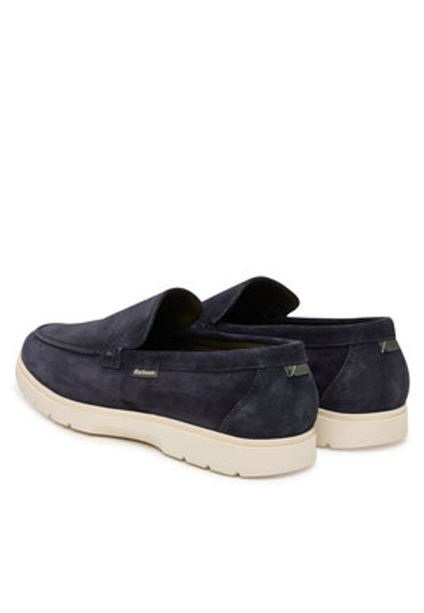 Barbour Półbuty Carty MFO0797NY97 Granatowy. Kolor: niebieski. Materiał: skóra, zamsz