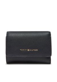 TOMMY HILFIGER - Mały Portfel Damski Tommy Hilfiger. Kolor: niebieski