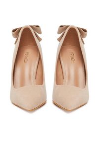 DeeZee Szpilki HD230755 Beżowy. Kolor: beżowy. Materiał: materiał. Obcas: na szpilce #2