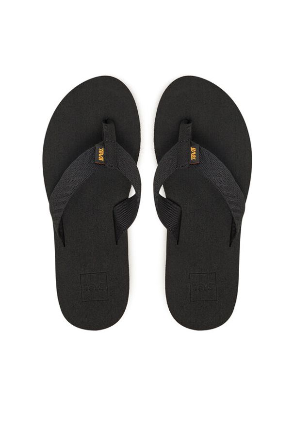 Teva Japonki Mush II 4198 Czarny. Kolor: czarny. Materiał: materiał