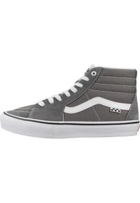 Tenisówki Vans Model Skate Sk8-hi Kolor Szary. Kolor: szary. Materiał: tkanina, skóra