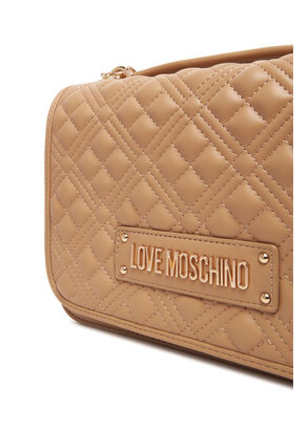 Love Moschino - LOVE MOSCHINO Torebka JC4000PP0NLA0104 Beżowy. Kolor: beżowy. Materiał: skórzane