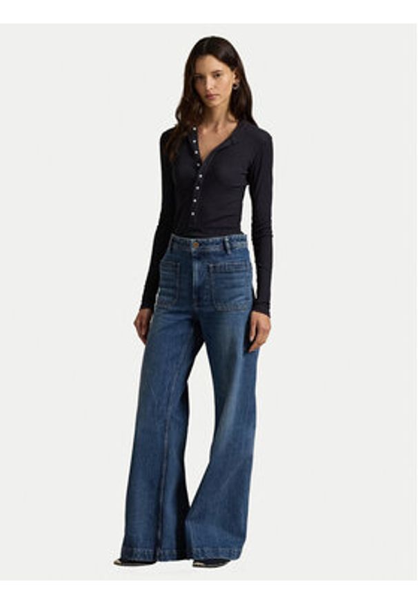 Polo Ralph Lauren Jeansy 211969382001 Niebieski Bootcut Fit. Kolor: niebieski
