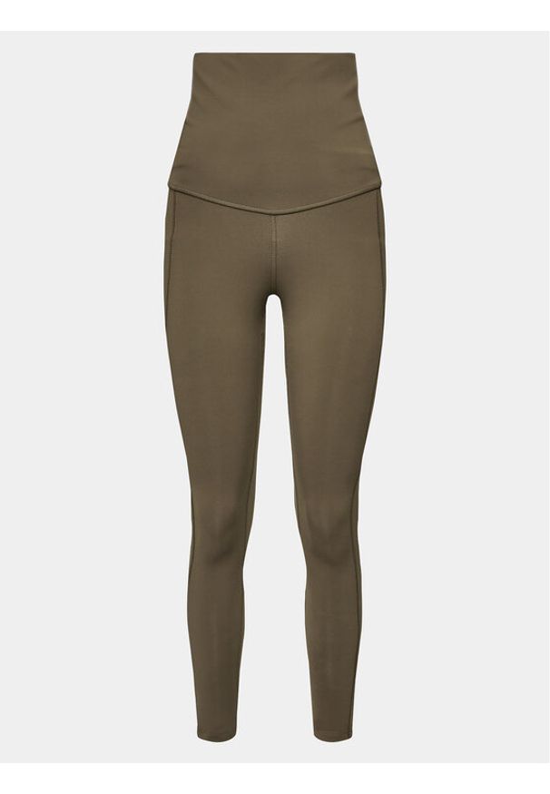 Reebok Legginsy Lux Maternity IM4064 Zielony Fitted Fit. Kolor: zielony. Materiał: syntetyk