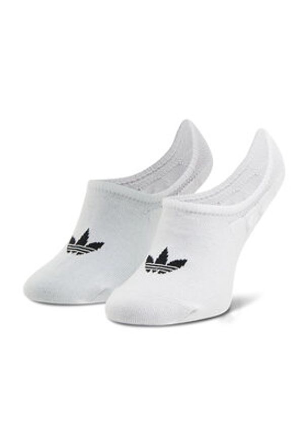 Adidas - adidas Stopki No-Show Socks 3P FM0676 Biały. Kolor: biały. Materiał: materiał