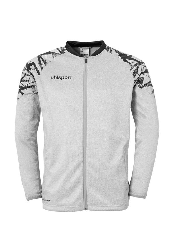 UHLSPORT - Dziecięca bluza dresowa Uhlsport Goal 25 Poly. Kolor: fioletowy, czarny, szary, wielokolorowy. Materiał: dresówka. Sport: piłka nożna