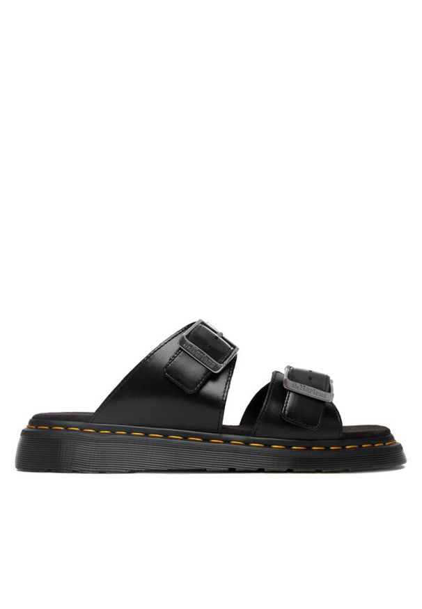 Dr. Martens Klapki Josef DM31570001 Czarny. Kolor: czarny. Materiał: skóra