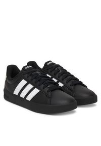 Adidas - adidas Sneakersy Grand Court 3.0 IH1476 Czarny. Kolor: czarny. Materiał: skóra #4