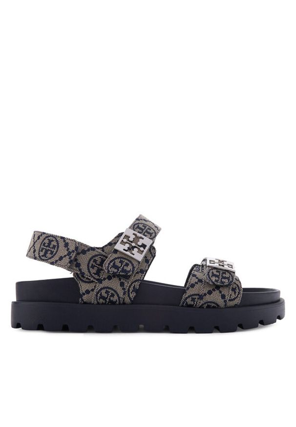 Tory Burch Sandały 184016 Granatowy. Kolor: niebieski. Materiał: materiał