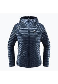 Kurtka puchowa damska Haglöfs L.I.M Mimic Hood. Kolor: niebieski. Materiał: puch. Sport: turystyka piesza