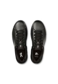 On - ON THE ROGER Advantage Black | Black Sneakersy męskie. Okazja: na co dzień. Kolor: czarny. Materiał: materiał, jeans. Wzór: jednolity. Sport: tenis #2