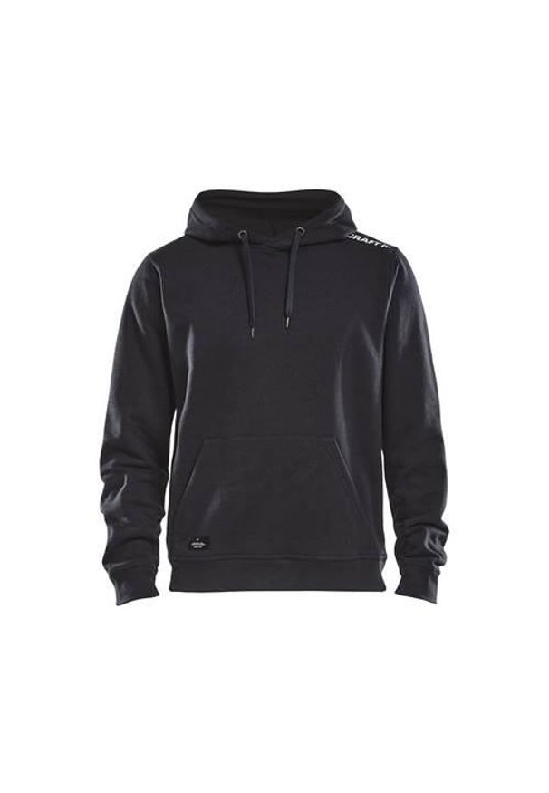 Bluzy sportowa męska Craft Community. Typ kołnierza: kaptur. Kolor: czarny. Sport: fitness