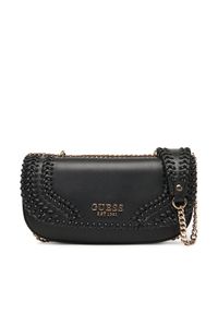 Guess Torebka Tatum HWNG96 67210 Czarny. Kolor: czarny. Materiał: skórzane