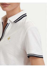 Beverly Hills Polo Club Polo P-SS26W-P0300 Biały Regular Fit. Typ kołnierza: polo. Kolor: biały. Materiał: bawełna #3