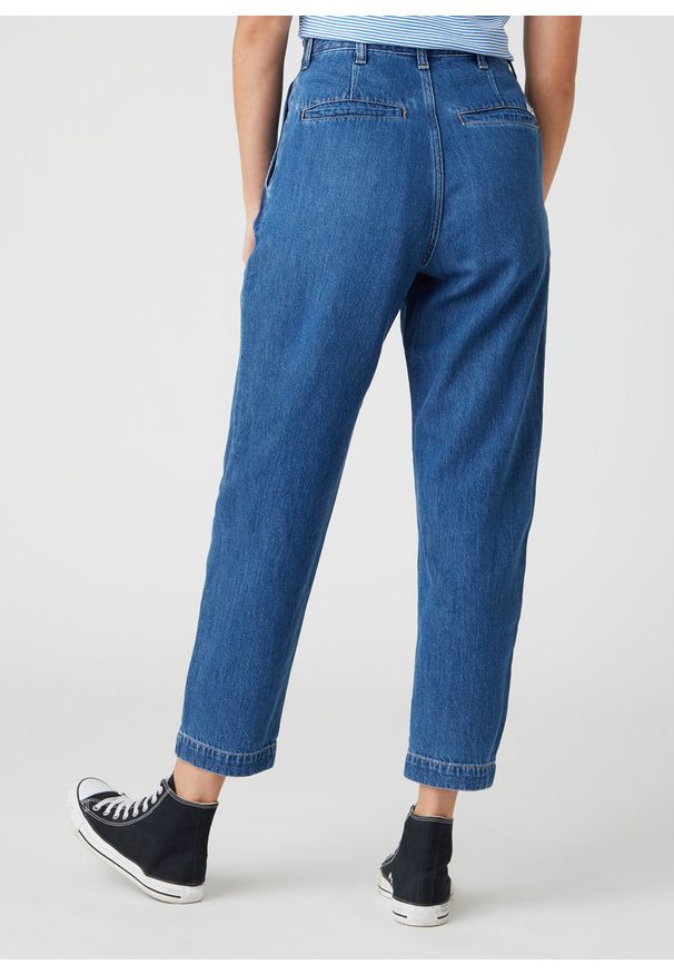 Wrangler - DAMSKIE SPODNIE JEANSOWE WRANGLER MOM CHINO LAKE SIDE W22H-ZB-26K 112127816