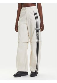 Adidas - adidas Jeansy Adibreak JD5618 Écru Wide Leg