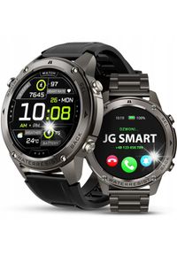 Smartwatch JG Smart ZEGAREK SMARTWATCH MĘSKI WODOODPORNY ROZMOWY MENU PL SPORT GPS SMART WATCH. Rodzaj zegarka: smartwatch. Styl: sportowy #1