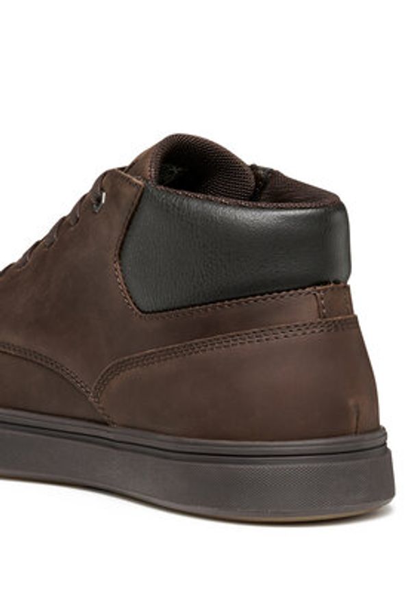 Geox Sneakersy U Baltmoore U56LDE 000FF C6009 Brązowy. Kolor: brązowy. Materiał: skóra
