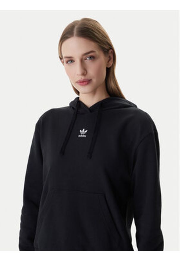 Adidas - adidas Bluza Essentials KC6729 Czarny Regular Fit. Kolor: czarny. Materiał: bawełna