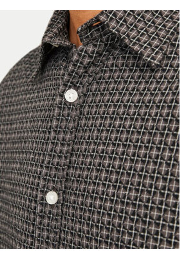 Jack & Jones Koszula Joshua 12260673 Brązowy Relaxed Fit. Kolor: brązowy. Materiał: bawełna