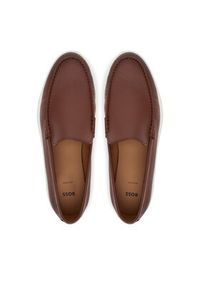 BOSS Mokasyny Sienne 50536173 Brązowy. Kolor: brązowy. Materiał: skóra