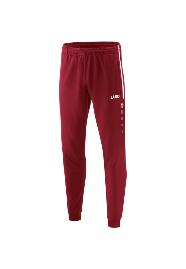 Spodnie dresowe Jako polyester Competition 2.0. Kolor: czerwony, wielokolorowy, brązowy. Materiał: dresówka. Sport: fitness, piłka nożna